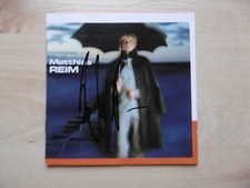 Matthias Reim autograph signed CD booklet "Sensational"