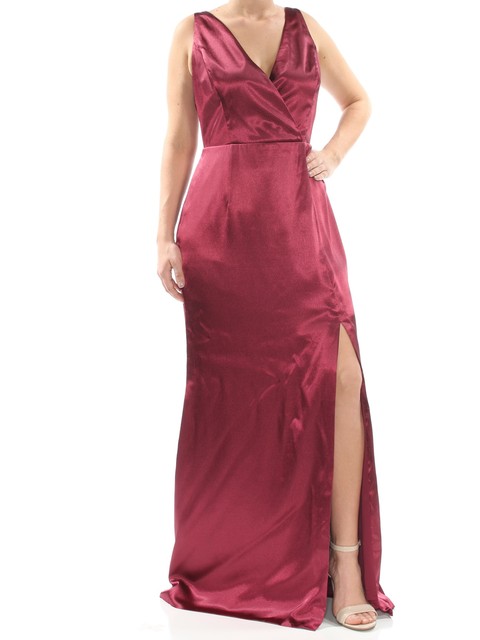 adrianna papell maroon dress