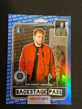 LUKA DONCIC BACKSTAGE PASS BLUE HOLO PRIZM  DALLAS 2019/20 HOOPS PREMIUM STOCK