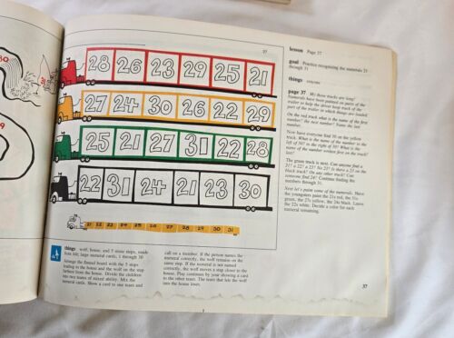 SRA Mathematics Preprimary Counting & Language Books Teacher's Editions 1974 - Picture 4 of 12