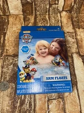 Paw Patrol Arm Floats 3 Years + Inflate To 5.8”. Two Arm Floats New Open Box
