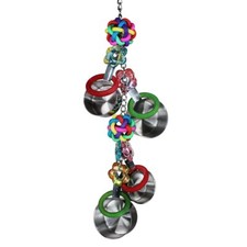 2168 Duo Pot Ring Bird Toy parrot toys cages african grey cockatoo macaw amazon