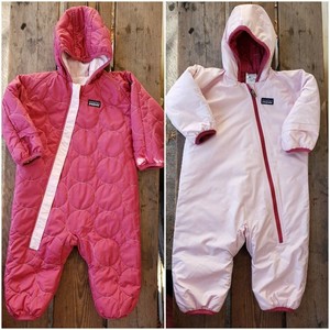 patagonia baby girl snowsuit