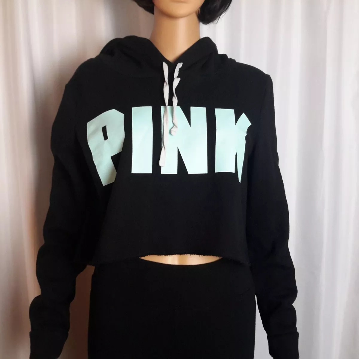 Victoria secret pink black sweater hotsell