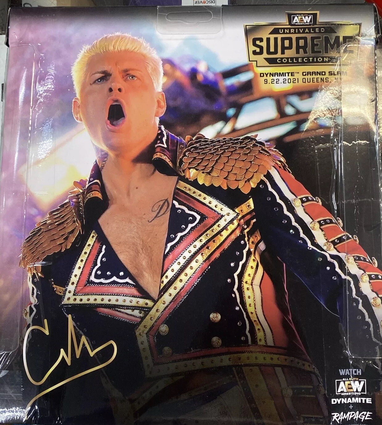 新品 コーディ・ローデス AEW Supreme Cody Rhodes Cody Rhodes - AEW Supreme Collection 1 Toy Wrestling Action