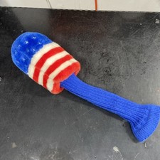 US Flag Patriotic Golf Club Head Cover for Driver 1 Vintage