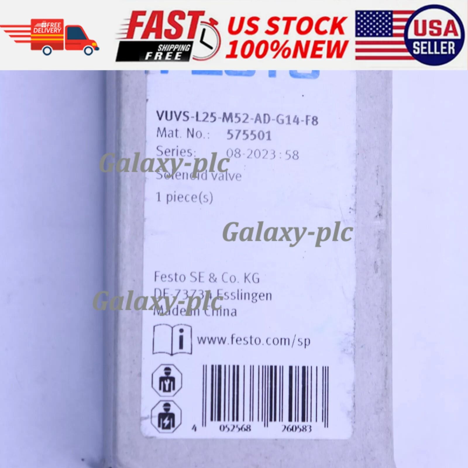 US FREE TAX New FESTO VUVS-L25-M52-AD-G14-F8 575501 Original solenoid valve