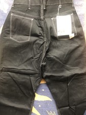 Sz 20 Misses Vtg 50s Jeanies Blue Bell black Denim Jeans Wrangler Adj Side Zip