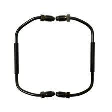 Mitsubishi Evo X Front 4-piston Brembo Brake Caliper Crossover Fluid Tube Lines
