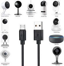 25 Ft Micro USB Cable Replacement for Wyze Cam, Nest Camera - Extra Long Exte...