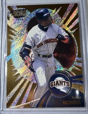 1999 BARRY BONDS #124 PACIFIC REVOLUTION PREMIERE DATE GOLD FOIL  13/49 GIANTS