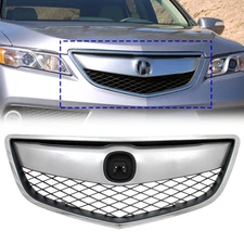 Fit 2013 2014 2015 Acura RDX Front Bumper Chrome Grille Mesh Grill Replacement