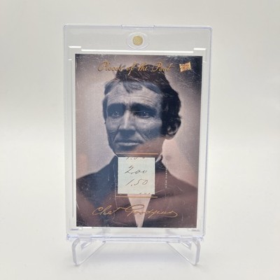 2024 Pieces Of The Past Charles Goodyear Handwritten Script Relic