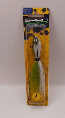 Spro SBTJSE-3 Prime Series Bucktail LifeLike Finish 3 oz 8/0 Hook Color EelGreen