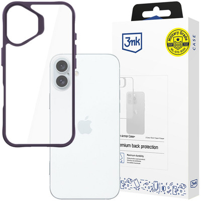 Apple iPhone 16 Plus - 3mk Satin Armor Case+ Lila