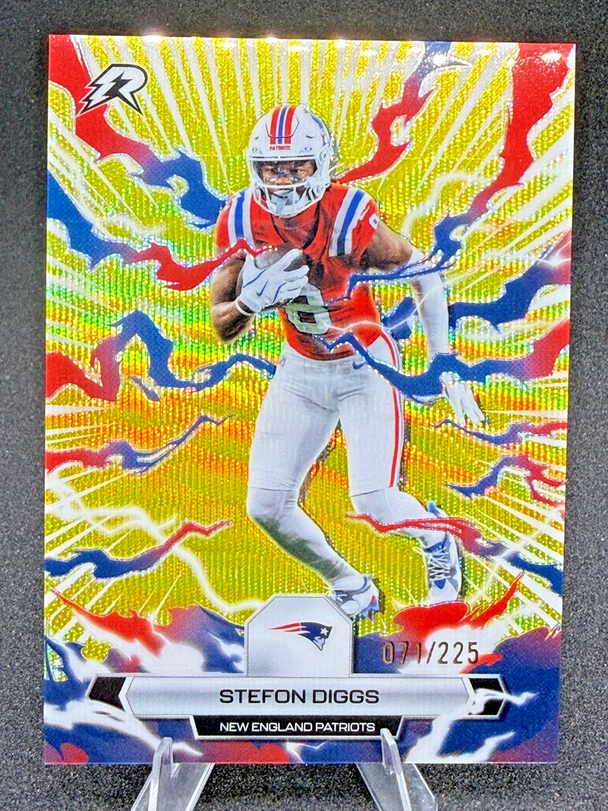 2025 Topss Resurgence Yellow /225 #67 Stefon Diggs Patriots