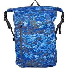 NEW Geckobrands Endeavor Waterproof Backpack Ocean Geckoflage