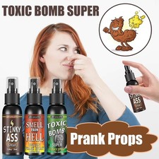 30ML Novelty Liquid Fart Gag Prank Joke Spray Can Stink Bomb Smelly Stinky