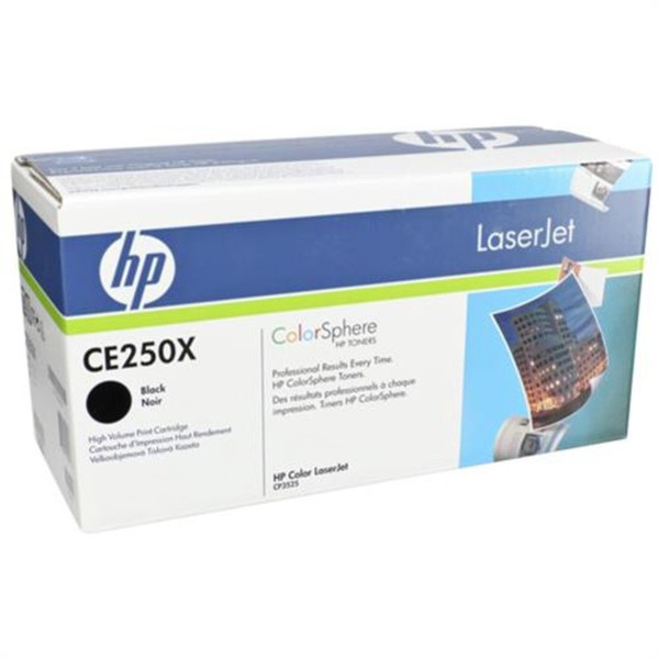 HP CE250X - Tonerpatrone - 1 X Schwarz-image