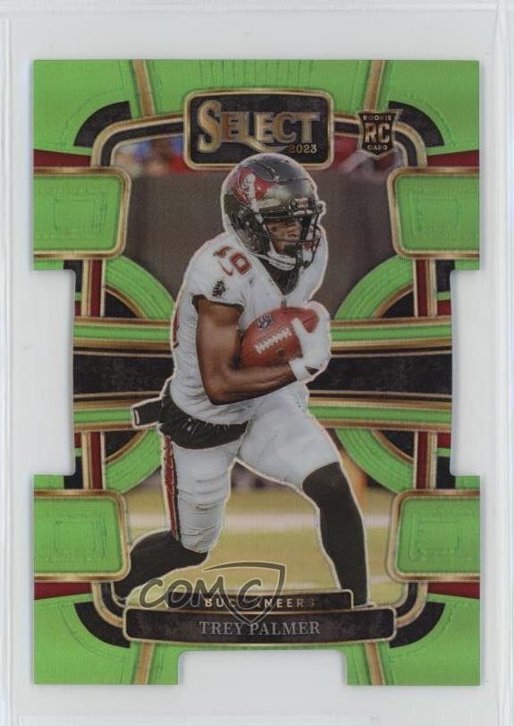 2023 Select Concourse Neon Green Prizm Die-Cut /599 Trey Palmer Rookie RC 14dq