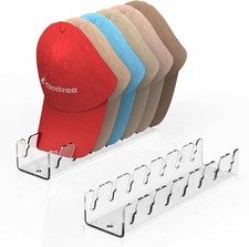 Hat Organizer for Baseball s, No Install Acrylic Hat Ras for
