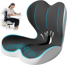 Seat Cushion for Office Chair and Car, Lumbar Support Pillow for Office Chair, M