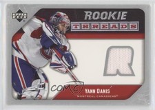 2005-06 Upper Deck Rookie Threads Yann Danis #RT-YD 03rx
