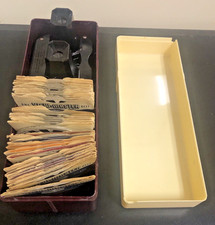 View-Master with Reels,Many Envelopes, 13 with Booklets, Hard Plastic Case-1950