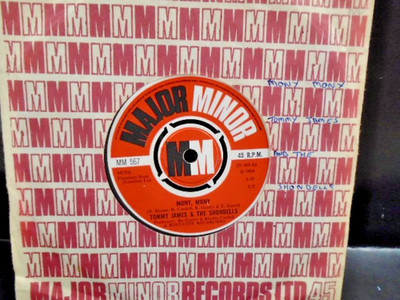 TOMMY JAMES & THE SHONDELLS '' MONY, MONY '' Or.UK  MAJOR MINOR EX+ COND.IN Or.SL.
