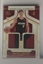2024-25 Panini National Treasures Pelle Larsson Rookie Dual Patch /25 RC