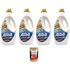 Alba Lavatrice Active Argan, 4x1850ml, płynny detergent do 33 prania + polpa