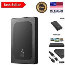 Pocket-Sized 500GB External Hard Drive - USB 3.0 Fast Data Transfer for Gamers