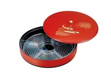 10.0-inch Sushi Oke Basin Red Nishikigoi Carp Japan