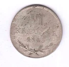 GERMANY DEUTSCHLAND Baden 6 VI Kreuzer silver 1813, very scarce date (AG674)