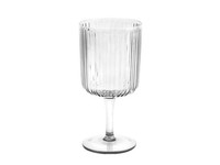 H&H 6 Venus GläSer Aus Transparentem Gestreiften Glas Cl 33