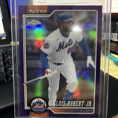 2026 Topps Chrome Purple Wave #267 Luis Robert Jr /75 MLB New York Mets