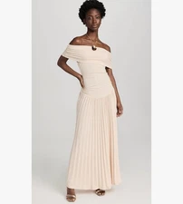 Lioness Women's Field of Dreams Maxi Dress Small Oatmeal