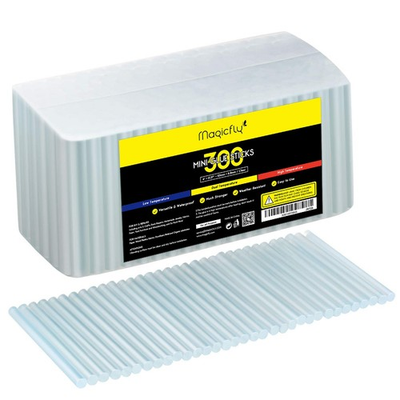 #ad Mini Hot Glue Gun Sticks Huge Pack of 300 4quot; Long and 0.27quot; Diameter Hot Me... $20.09
