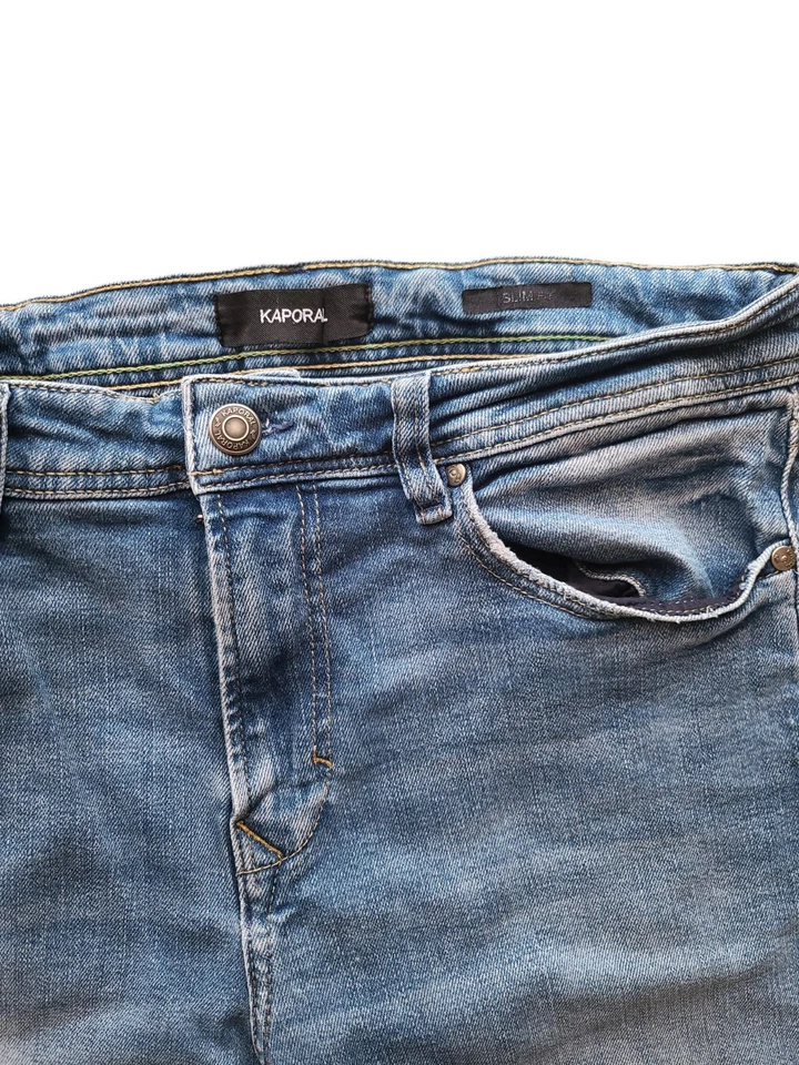 Jean Kaporal Slim Fit bleu délavé homme - Taille M / L (W31-W32) - Photo 4/4