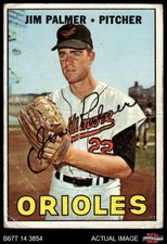 1967 Topps #475 Jim Palmer Orioles HOF 1 - POOR