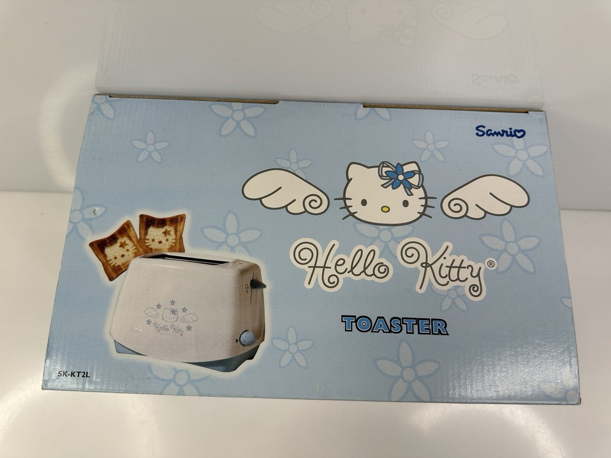 Rare Vintage 2001 Sanyo Hello Kitty Blue Angel Bread Toaster