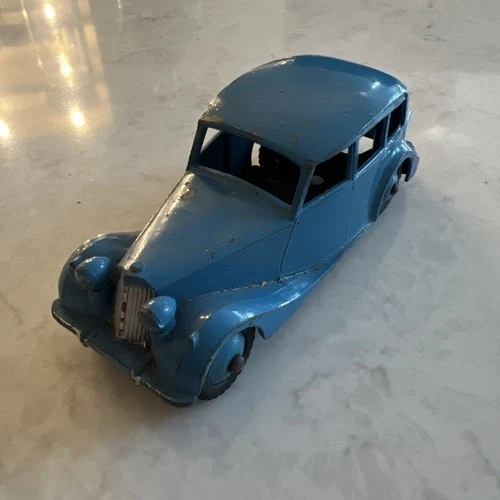 Dinky 40b Triumph 1800 Saloon - Good Vintage Original Model 1950s