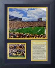Legends Never Die University Michigan "the Big House" - 12"x15" Black 12129U