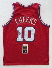 Maurice Cheeks Signed Philadelphia 76ers Jersey JSA COA #10 NBA HOF Auto