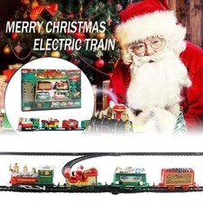 SET TRENO NATALE BINARI ASSEMBLARE GIOCATTOLO REGALO BAMBINI DECOR ALBERO