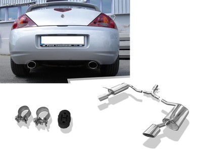 Ford Cougar Type BCV 2.0L Sport Exhaust 98 115x85 Oval Side Oblique