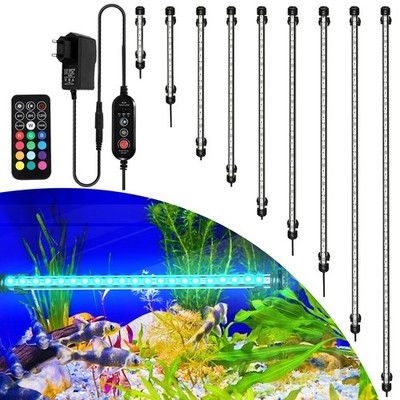 18-112cm Aquarium Beleuchtung RGB LED 24/7Timer GANZTAGS MODUS VollspektrumLicht