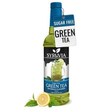 Syruvia sciroppo di tè verde senza zucchero 25,4 fl oz, per bevande, sode e altro