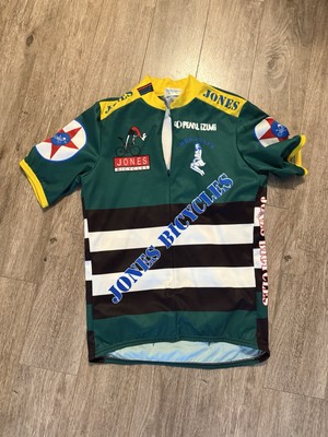 Jones Bicycles Vintage Jersey Pearl Izumi L Made In USA