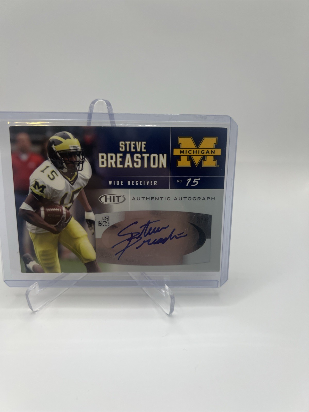 Steve Breaston SA-GE Hit Autographs #A15 Base